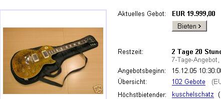 Tokio Hotel Gitarre